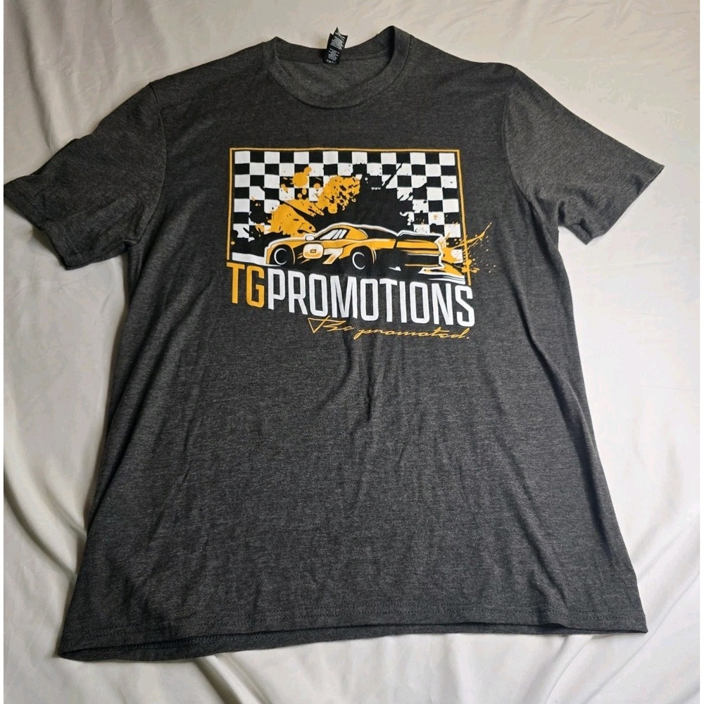 District Men's Medium Heather Gray Short-Sleeve T-shirt "TG Promotions"